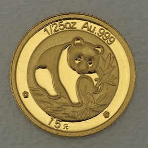 Goldmünze 1/25oz "Panda" 2007 versch. Motive (China) - Miniaturansicht 17