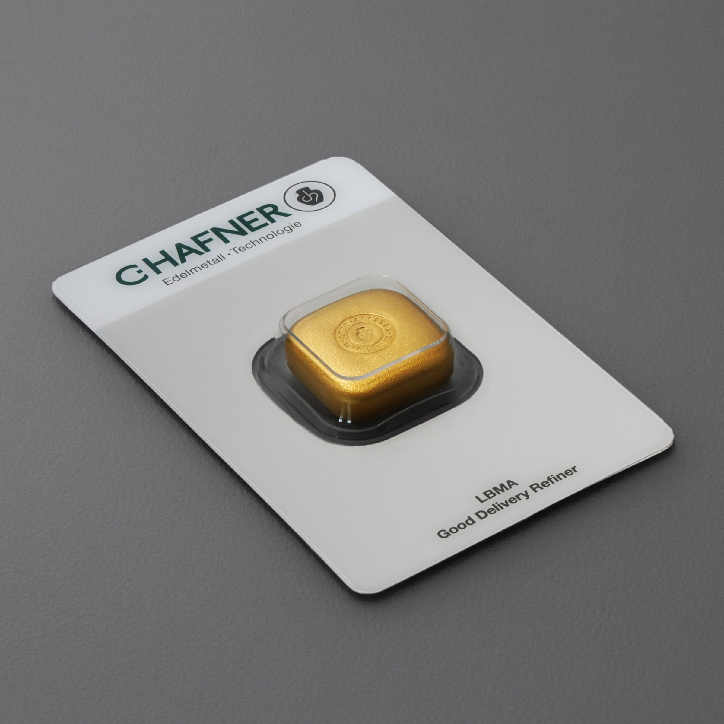Goldbarren 50g "C.HAFNER - Gussform" - Detailansicht 2