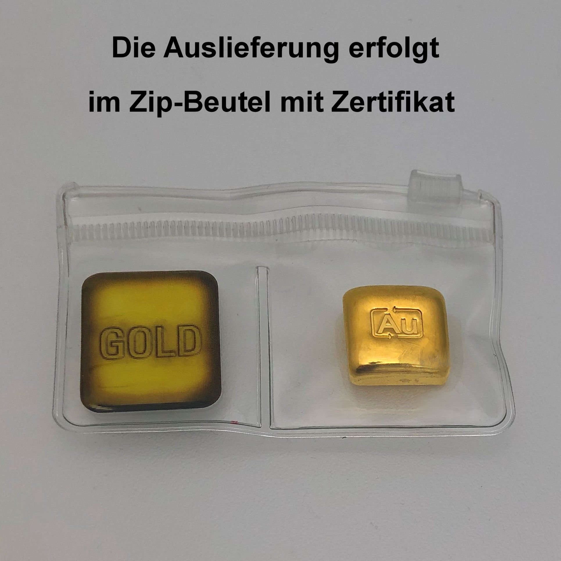 Goldbarren 50g "Goldknuffel" Au-Gussbarren - Detailansicht 6