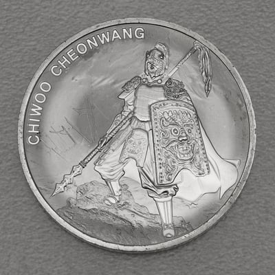 Silbermedaille 1oz "Chiwoo Cheonwang" 2016 (Südkorea) - Miniaturansicht 1