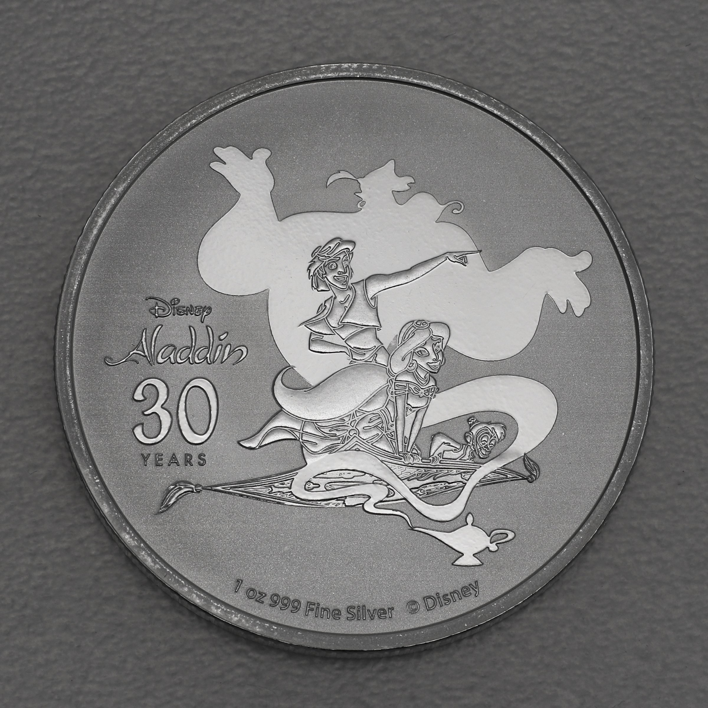Silbermünze 1oz "Aladdin" 2022 Disney diff. (Niue) - Hauptansicht