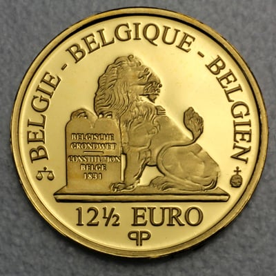 Goldmünze 12 1/2 Euro "30 Jahre Mauerfall" 2019 (Belgien) - Miniaturansicht 2