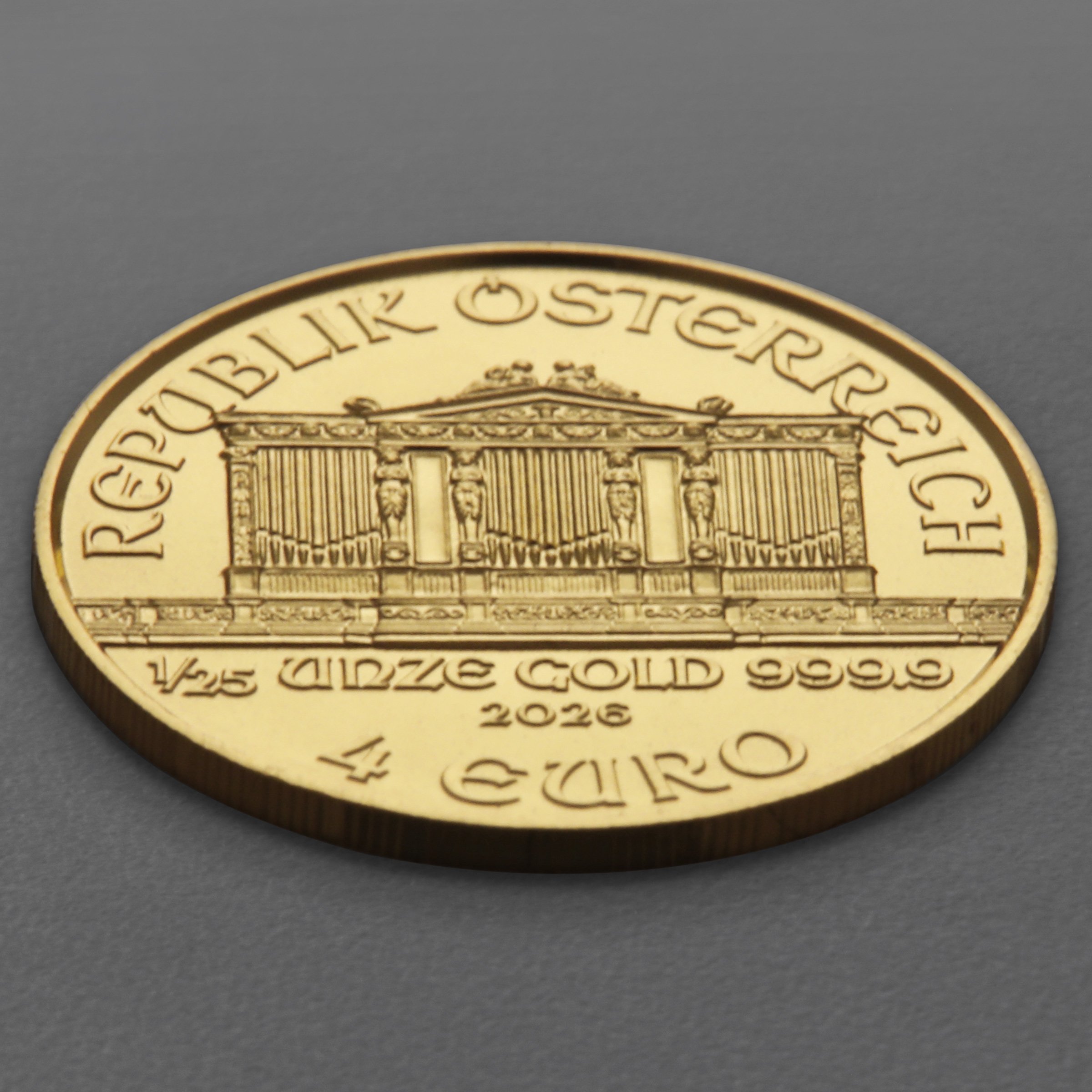 Goldmünze 1/25oz "Wiener Philharmoniker" aktueller Jahrgang (Österreich) - Detailansicht 3