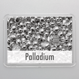 Palladiumbarren 1g "Pd-Palladium" (Flip) - Hauptansicht
