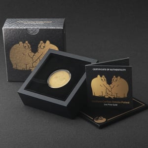 Goldmünze 1oz "Caritas Omnia Potest" 2025 Ottifanten – Rüsselfanten (Tuvalu) - Miniaturansicht 5