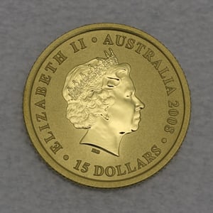 Goldmünze 1/10oz "Känguru" 2008 (Australien) - Miniaturansicht 2