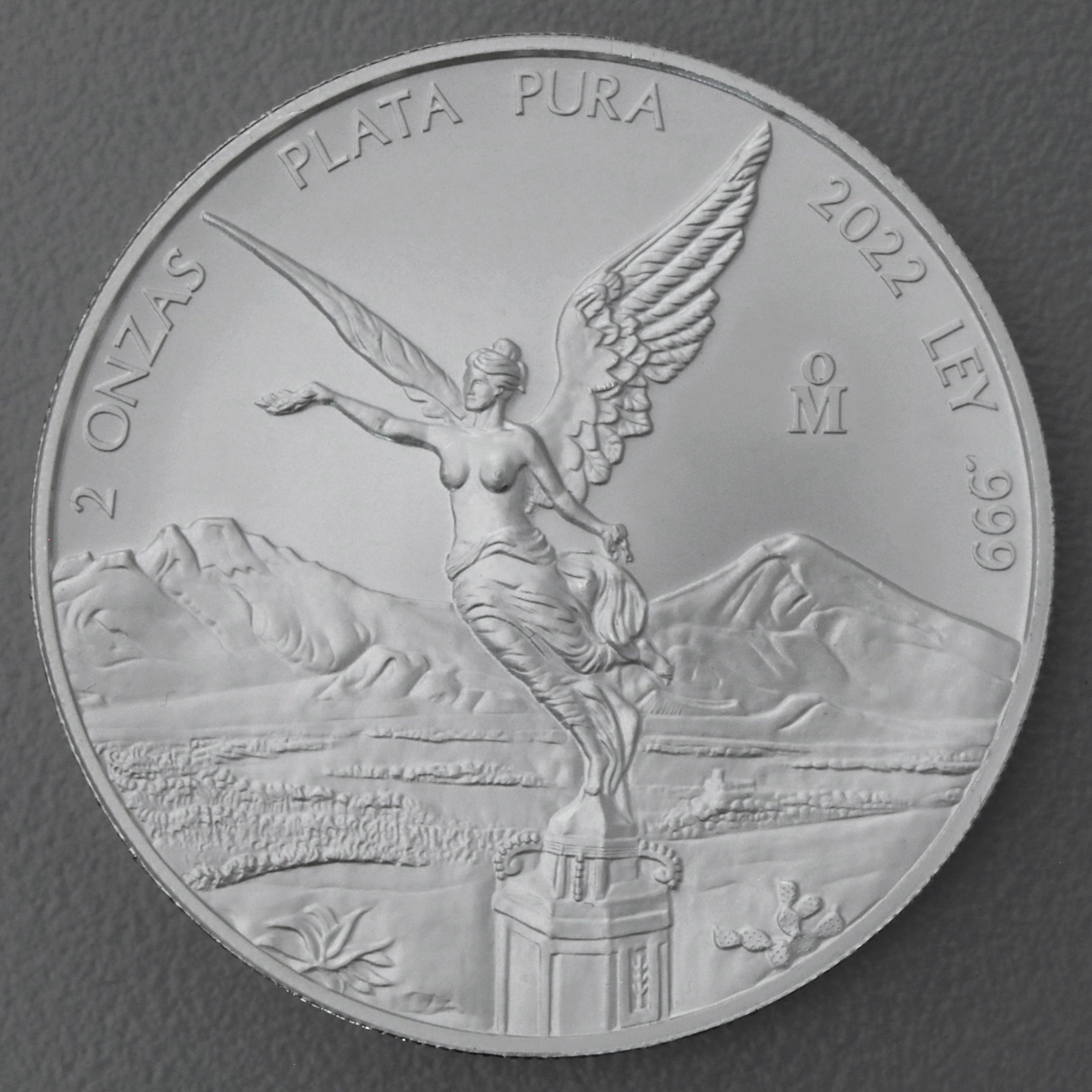 Silbermünze 2oz "Libertad" 2022 (Mexiko) - Hauptansicht