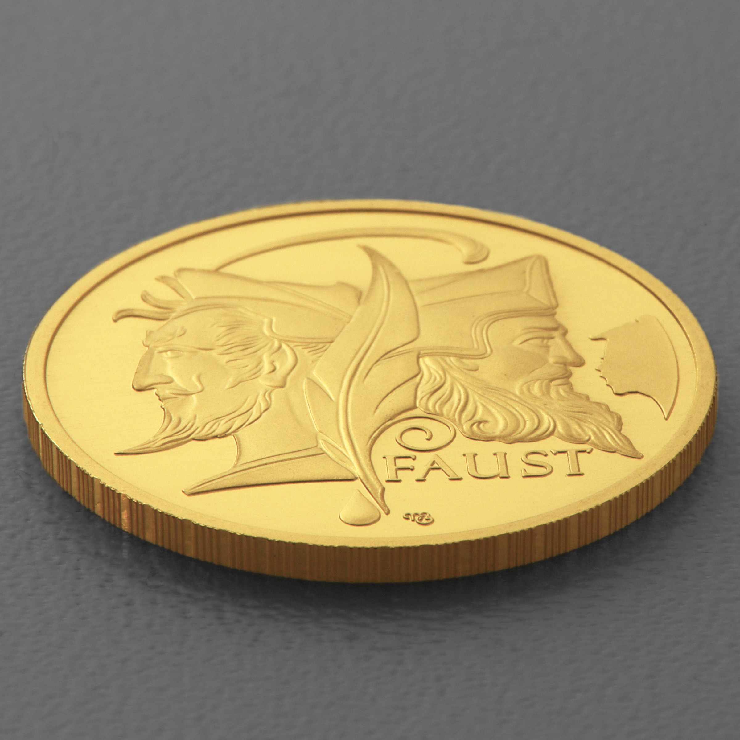 Goldmünze 100 Euro "Faust" 2023 Meisterwerke der deutschen Literatur (Deutschland) - Detailansicht 2