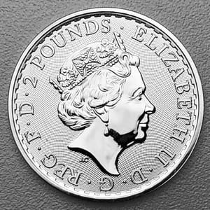 Silbermünze 1oz "Britannia" 2018 (vergoldet) (Großbritannien) - Miniaturansicht 2