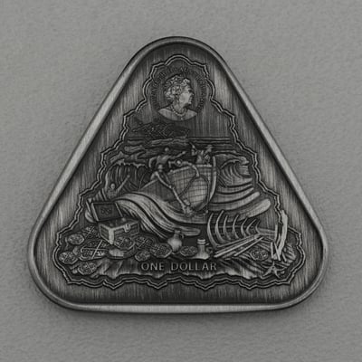 Silbermünze 1oz "Vergulde Draeck" 2020 (AF) Shipwrecks (Australien) - Miniaturansicht 3