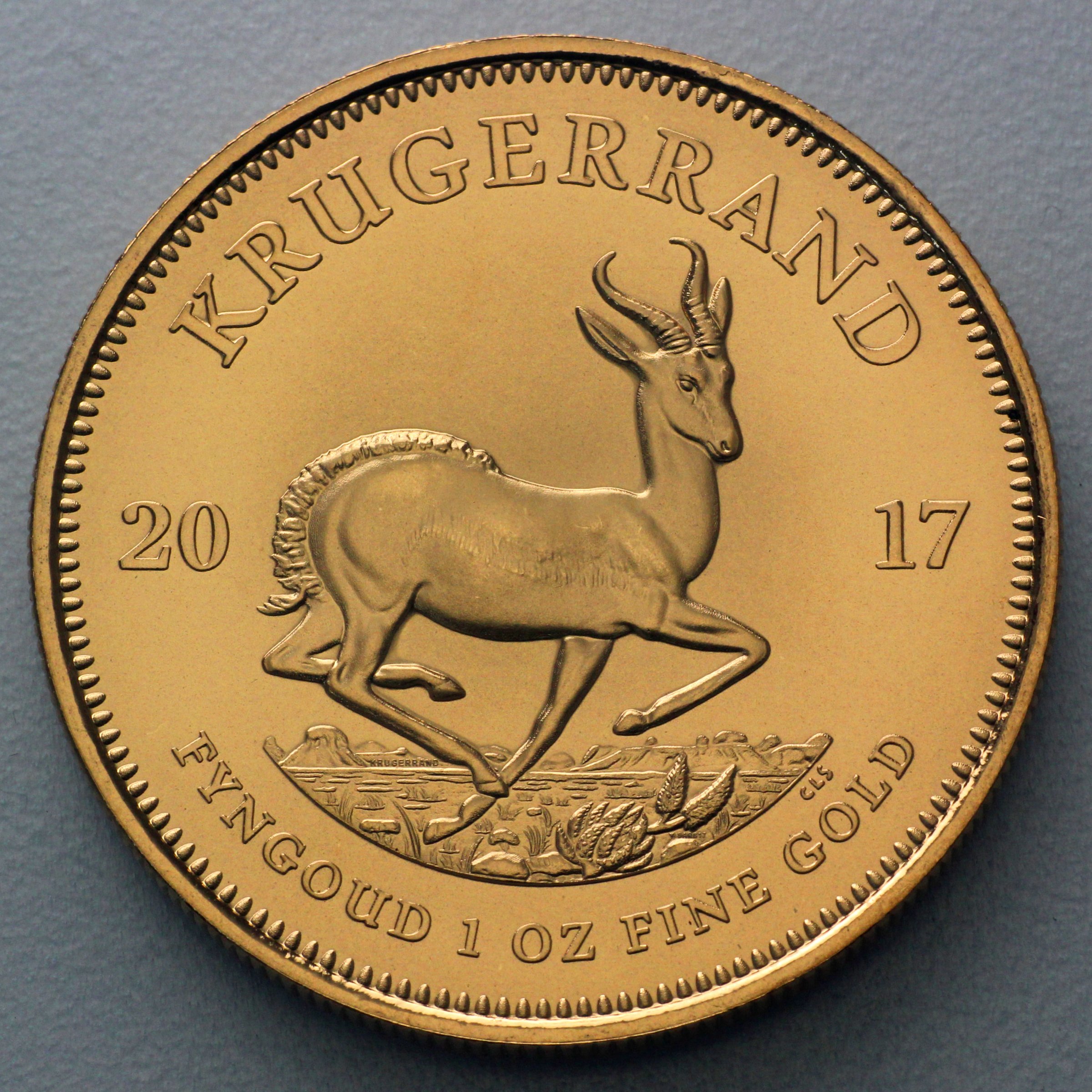 Goldmünze 1oz "Krügerrand" 2017 (Südafrika) - Hauptansicht