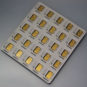 Goldbarren "Multigram" (25x 1g Gold) PAMP - Miniaturansicht 4