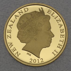 Goldmünze 1/4oz "Kiwi" 2012 Treasures of New Zealand (Neuseeland) - Miniaturansicht 2