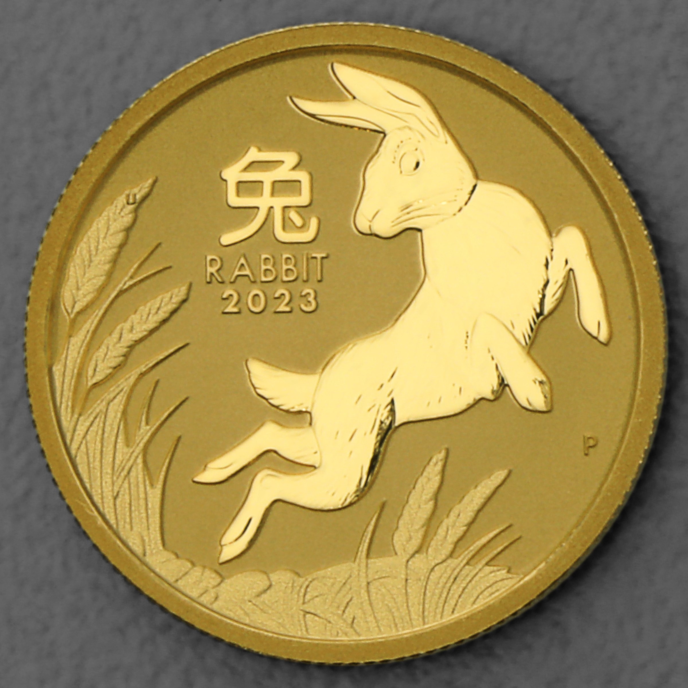 Goldmünze 1/4oz "Hase" 2023 Lunar III – Year of the Rabbit (Australien) - Hauptansicht