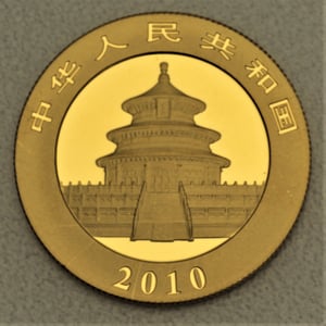 Goldmünze 1/2oz "Panda" 2010 (China) - Miniaturansicht 2