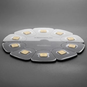 Goldbarren "MultiDisc" (10x 1g Gold) HERAEUS - Miniaturansicht 3