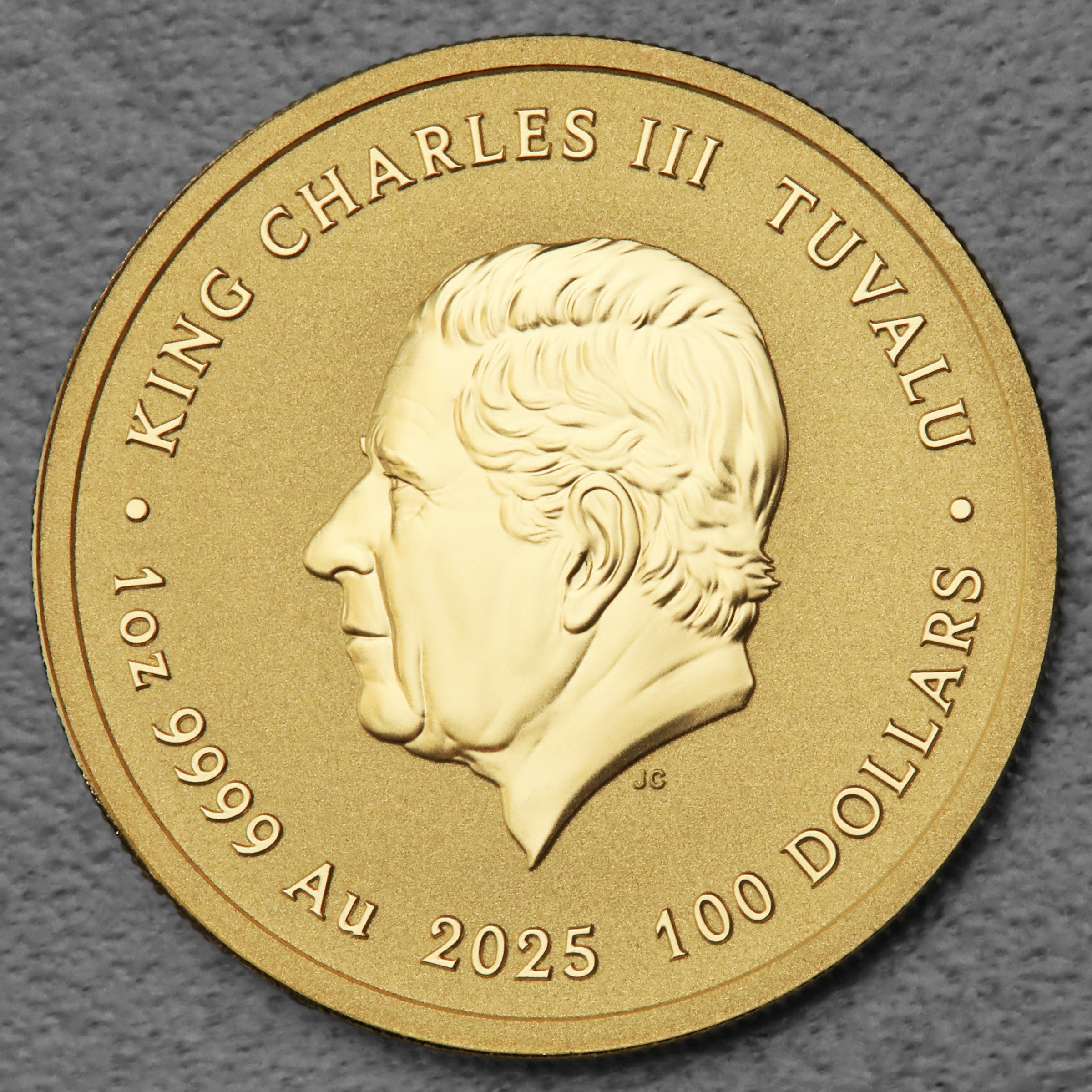 Goldmünze 1oz "Caritas Omnia Potest" 2025 Ottifanten – Rüsselfanten (Tuvalu) - Detailansicht 1