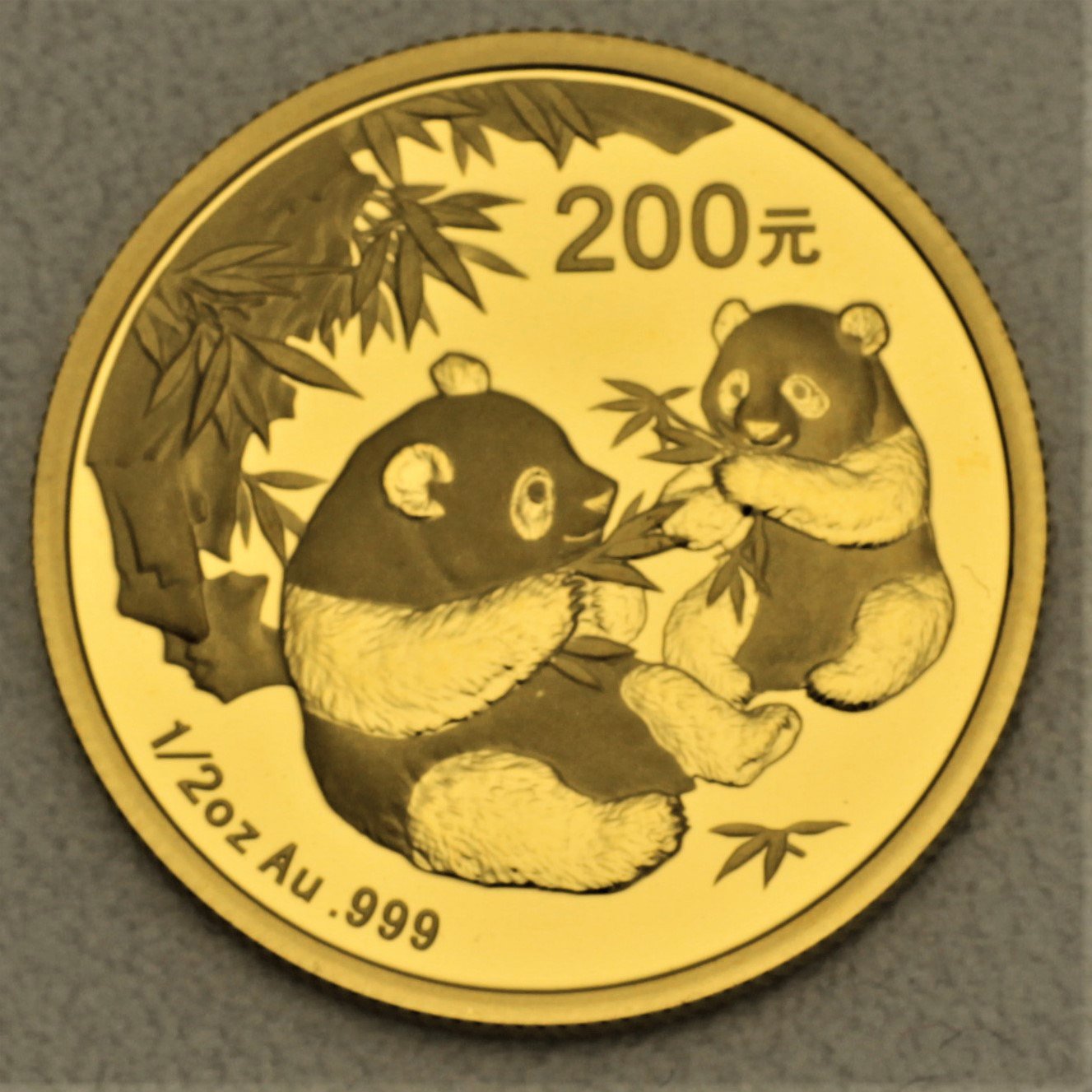 Goldmünze 1/2oz "Panda" 2006 (China) - Hauptansicht