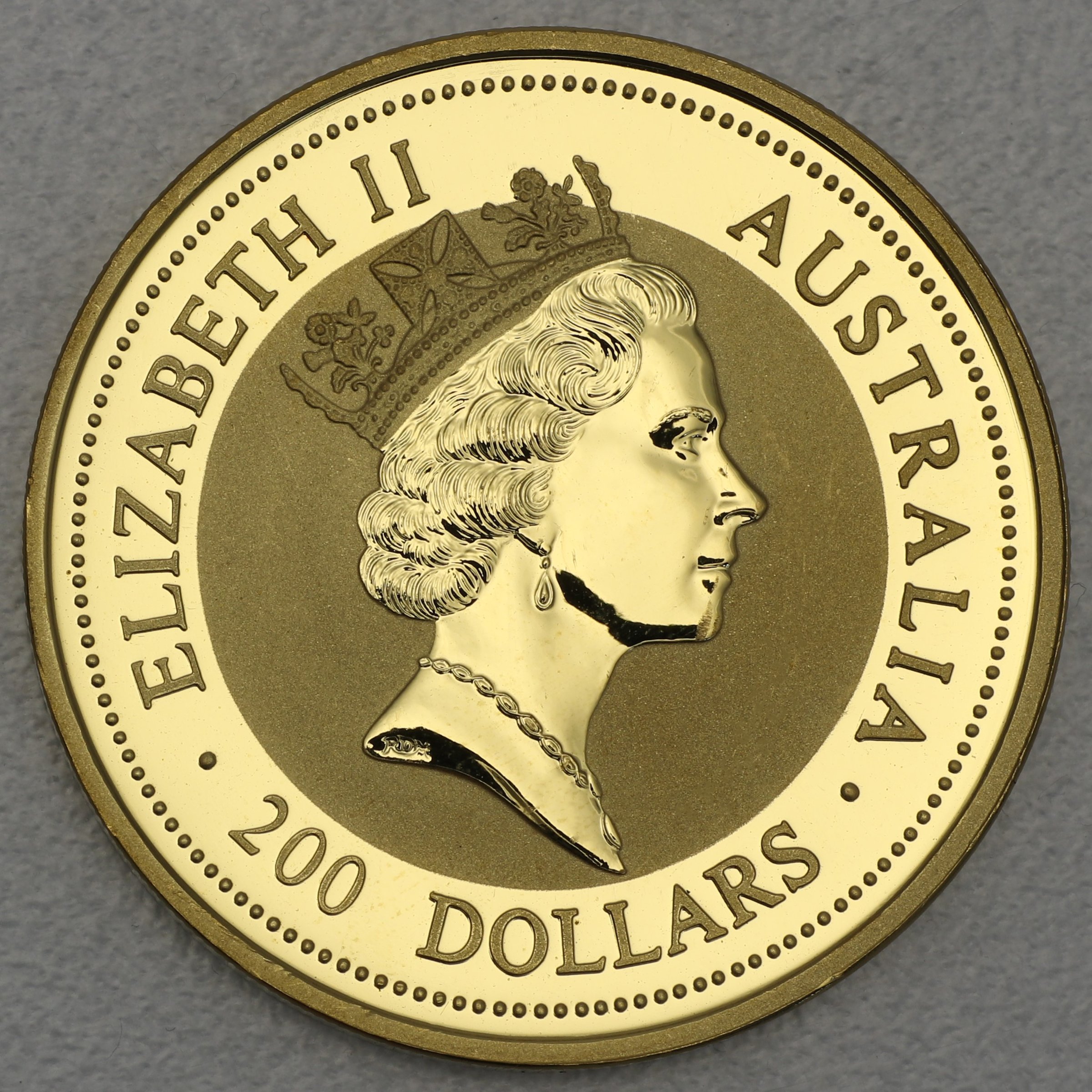 Goldmünze 2oz "Känguru" 1996 Australian Nugget (Australien) - Detailansicht 1