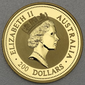 Goldmünze 2oz "Känguru" 1996 Australian Nugget (Australien) - Miniaturansicht 2
