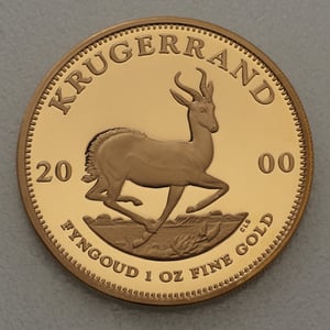 Goldmünzen 4 x "Krügerrand" 2000 (PP) Prestige Set – 4-teilig (Südafrika) - Miniaturansicht 4