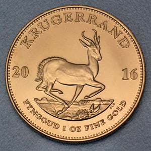 Goldmünze 1oz "Krügerrand" verschiedene Jahrgänge (Südafrika) - Miniaturansicht 3