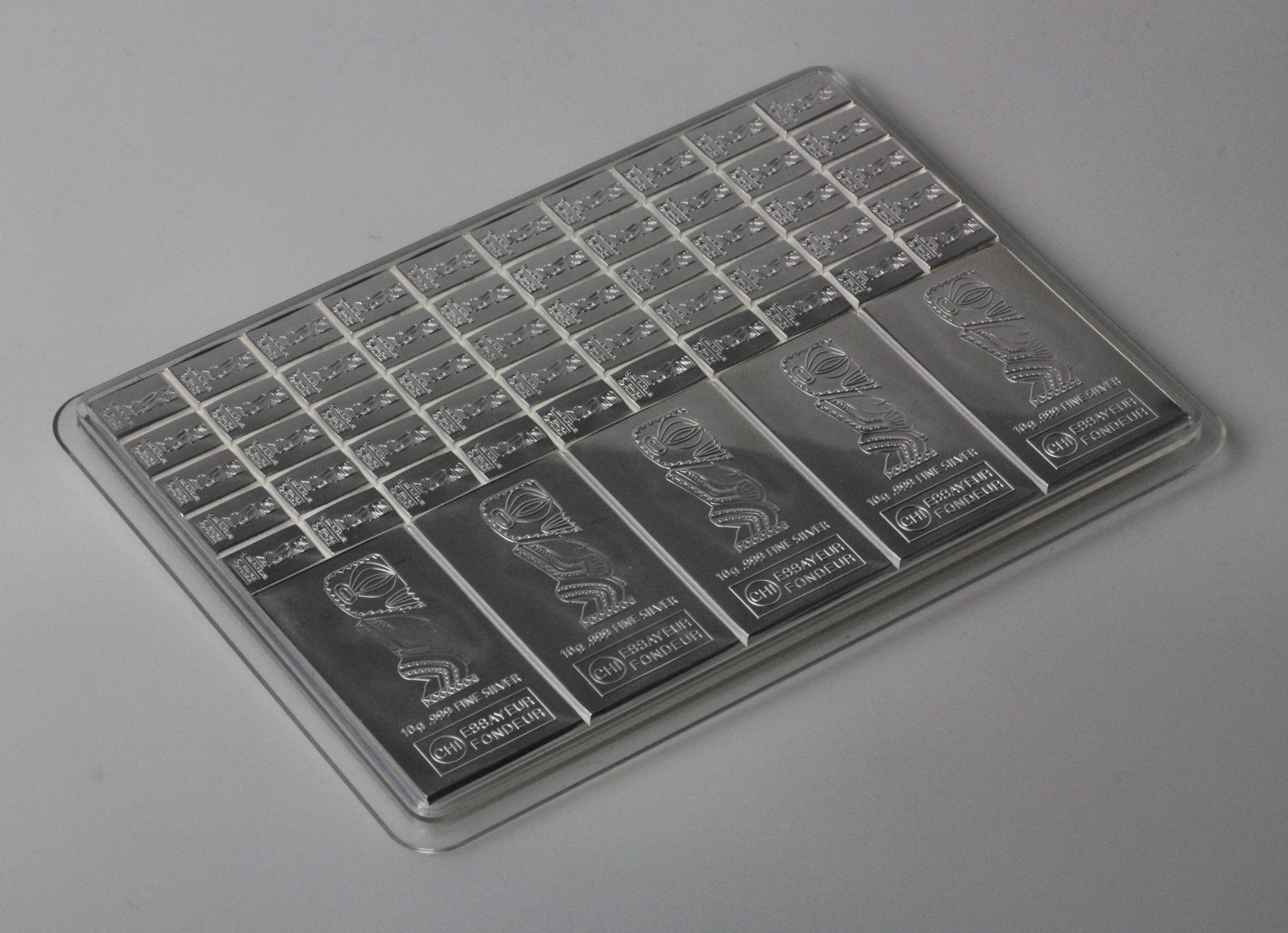 Münztafel 5 x 10g + 50 x 1g Ag (Cook Islands) - Detailansicht 1