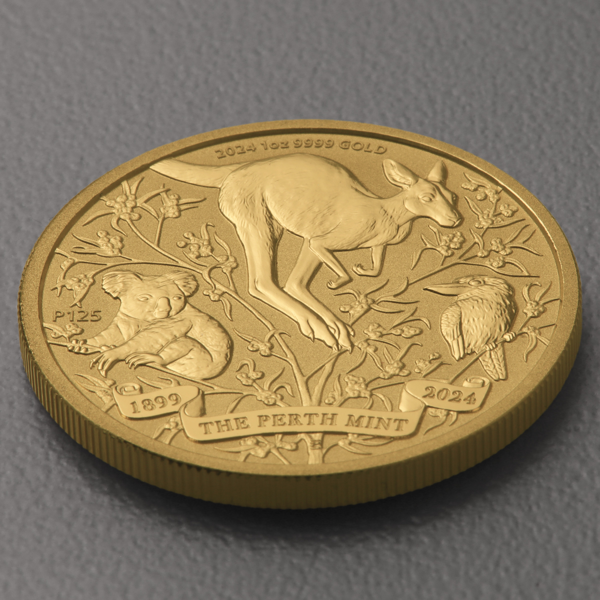 Goldmünze 1oz "125th Anniversary" 2024 The Perth Mint (Australien) - Detailansicht 2