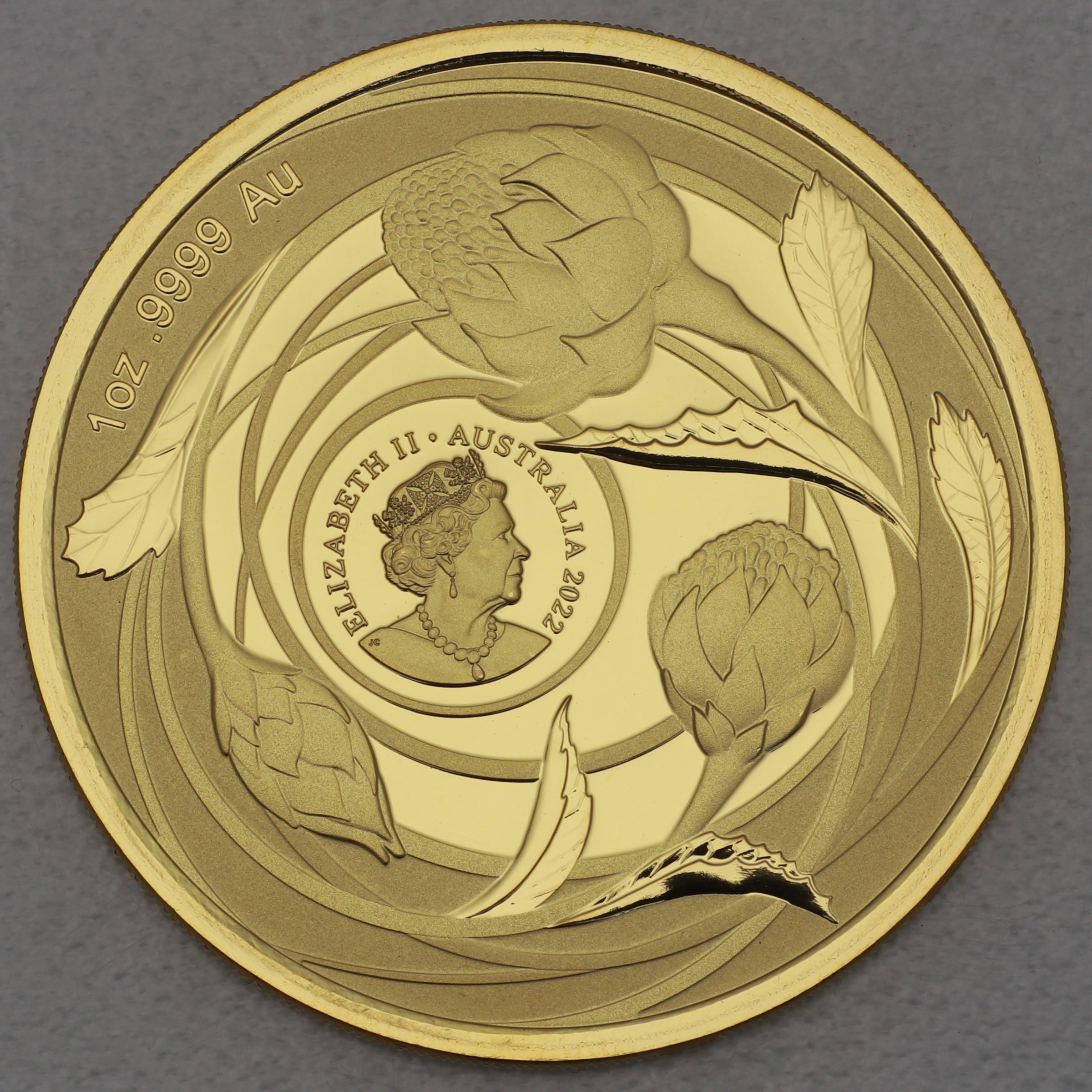 Goldmünze 1oz "Waratah" 2022 Wildflowers of Australia (Australien) - Detailansicht 1