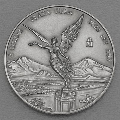Silbermünze 2oz "Libertad" 2023 (Mexiko) - Miniaturansicht 1