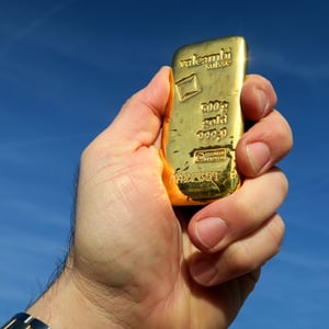 Goldbarren 500g VALCAMBI gegossen - Miniaturansicht 3