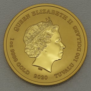 Goldmünze 1oz "Homer Simpson" 2020 The Simpsons (Tuvalu) - Miniaturansicht 2