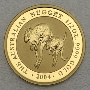 Goldmünze 1/2oz "Känguru" 2004 Australian Nugget (Australien) - Hauptansicht