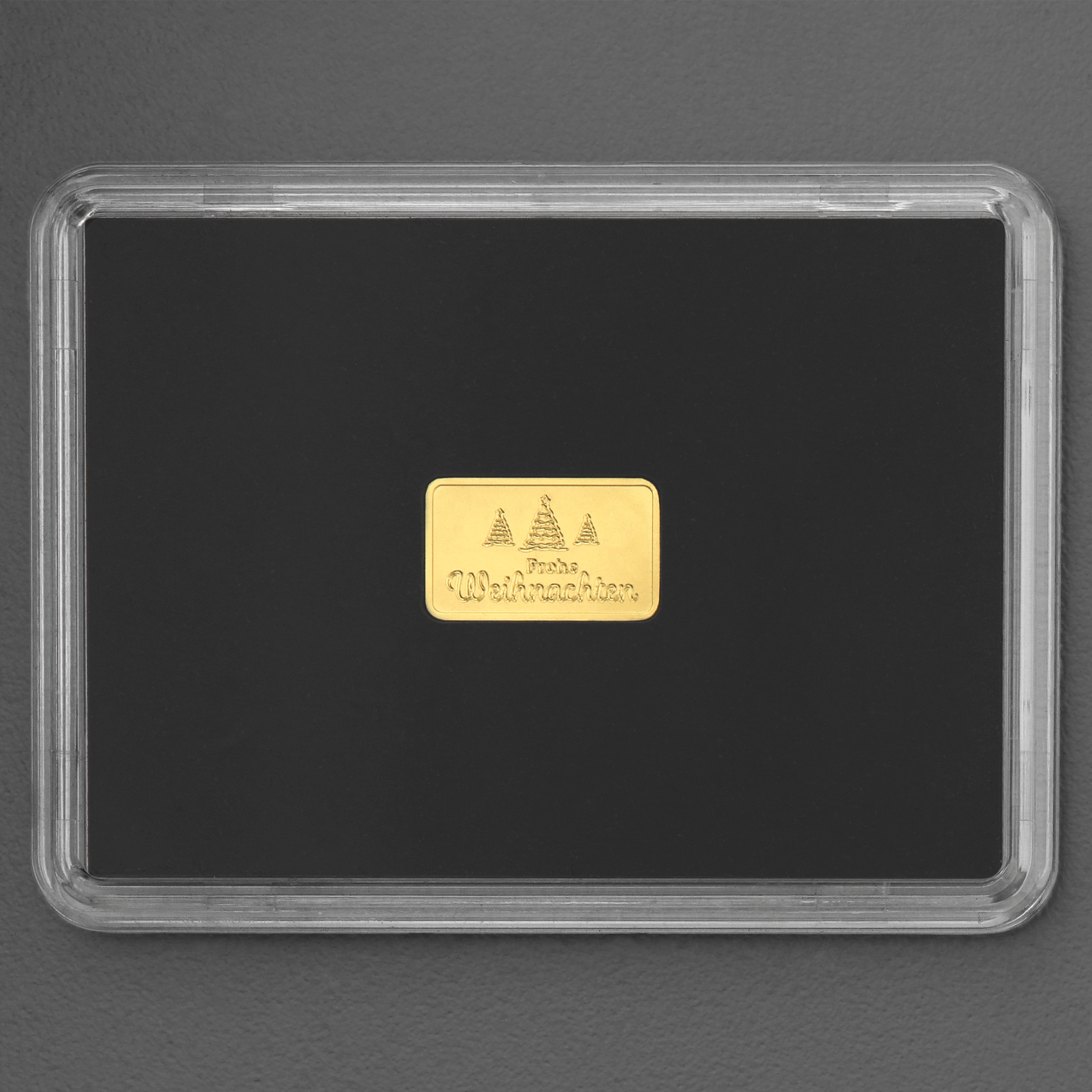 Goldbarren 2,5g Gravur "Frohe Weihnachten" - Detailansicht 4