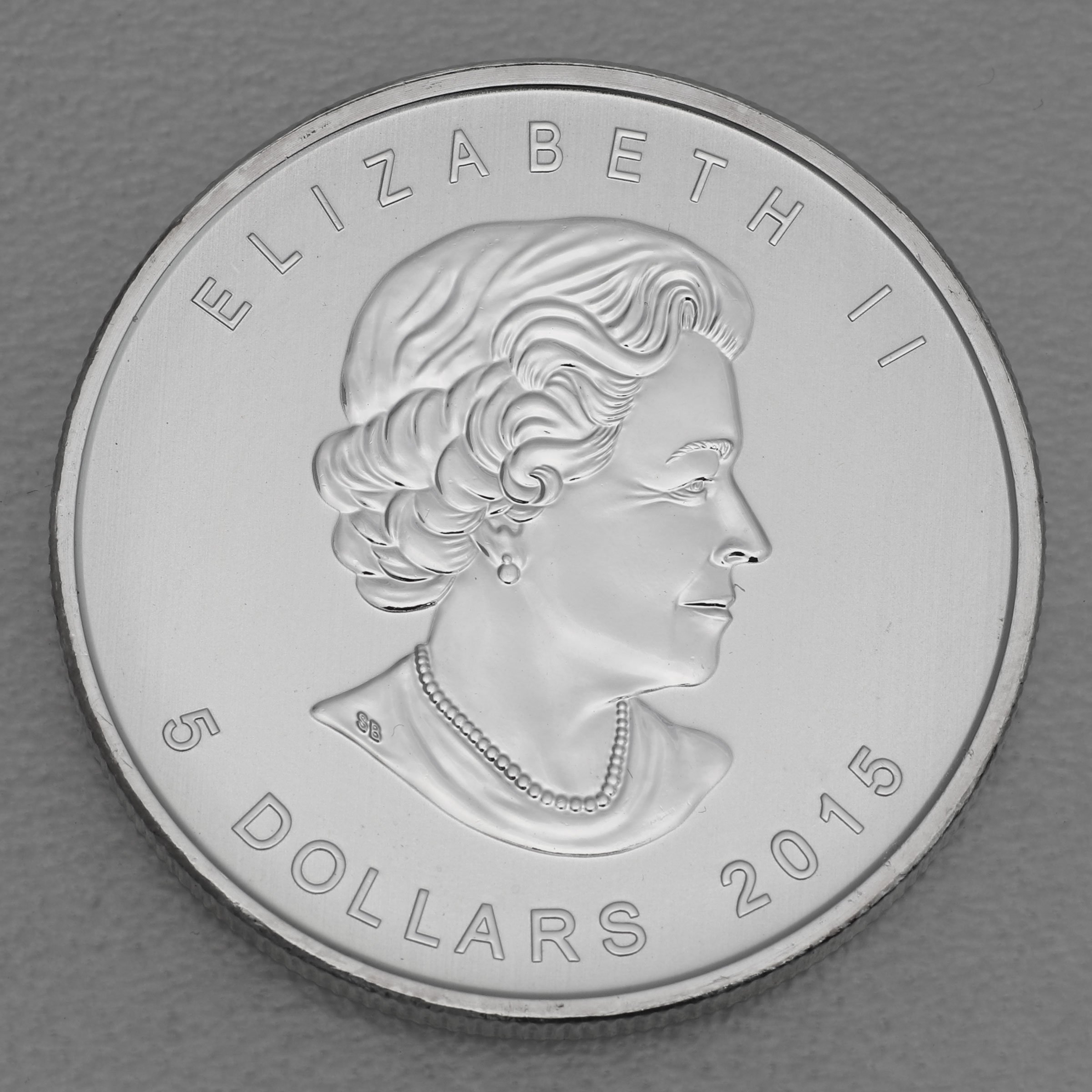 Silbermünze 1oz "Red-tailed Hawk" 2015 Birds of Prey (Kanada) - Detailansicht 1