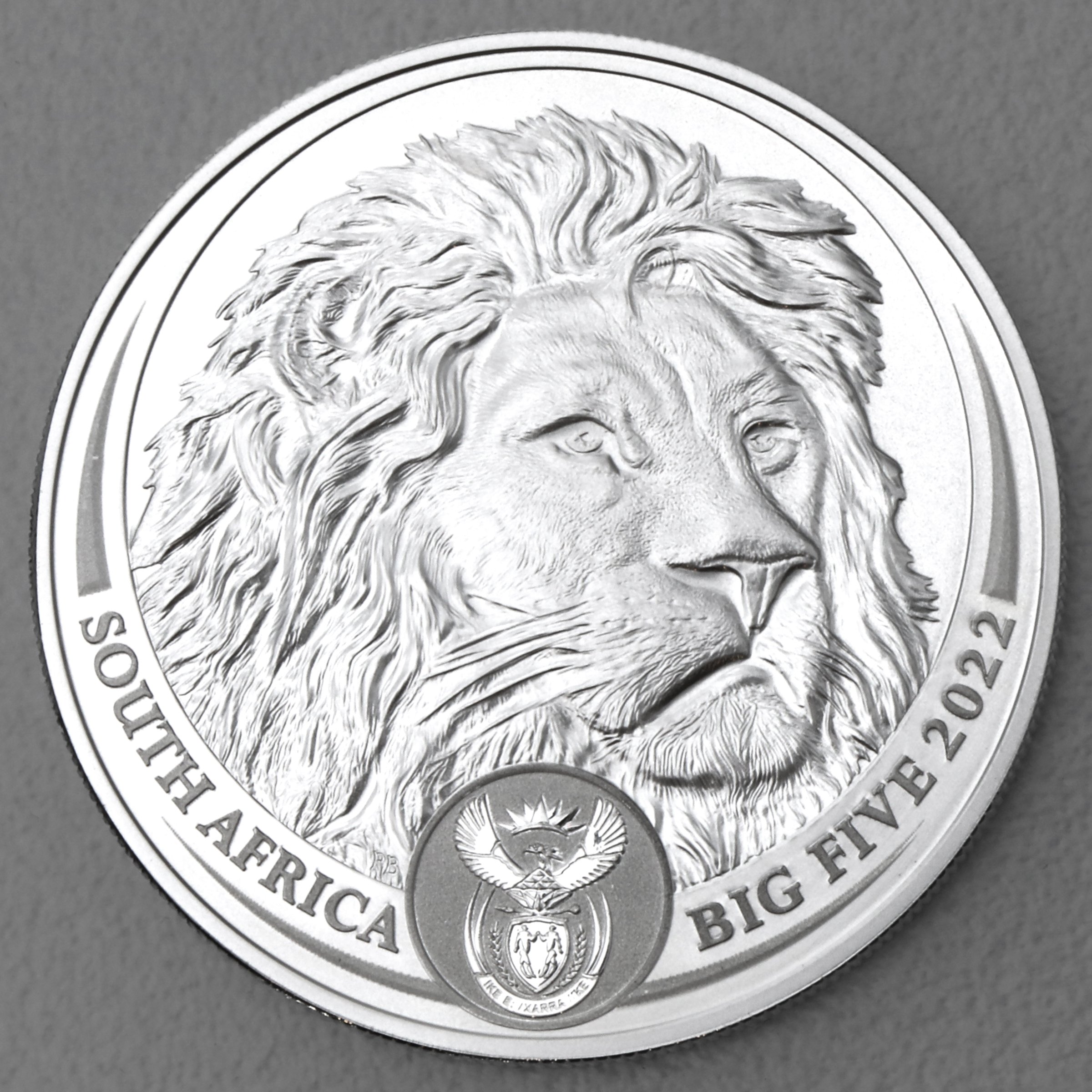 Silbermünze 5oz "Löwe" 2022 Big Five II (Südafrika) - Hauptansicht