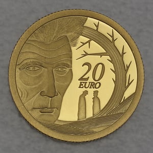 Goldmünze 20 Euro "Samuel Beckett" 2006 100. Geburtstag (Irland) - Miniaturansicht 1