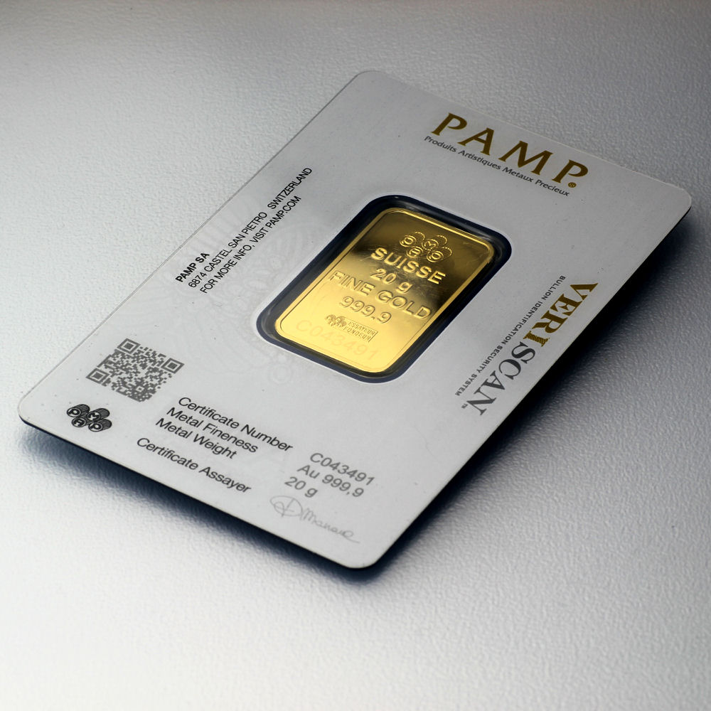 Goldbarren (25x 20g) "Fortuna" PAMP, Masterbox - Detailansicht 3