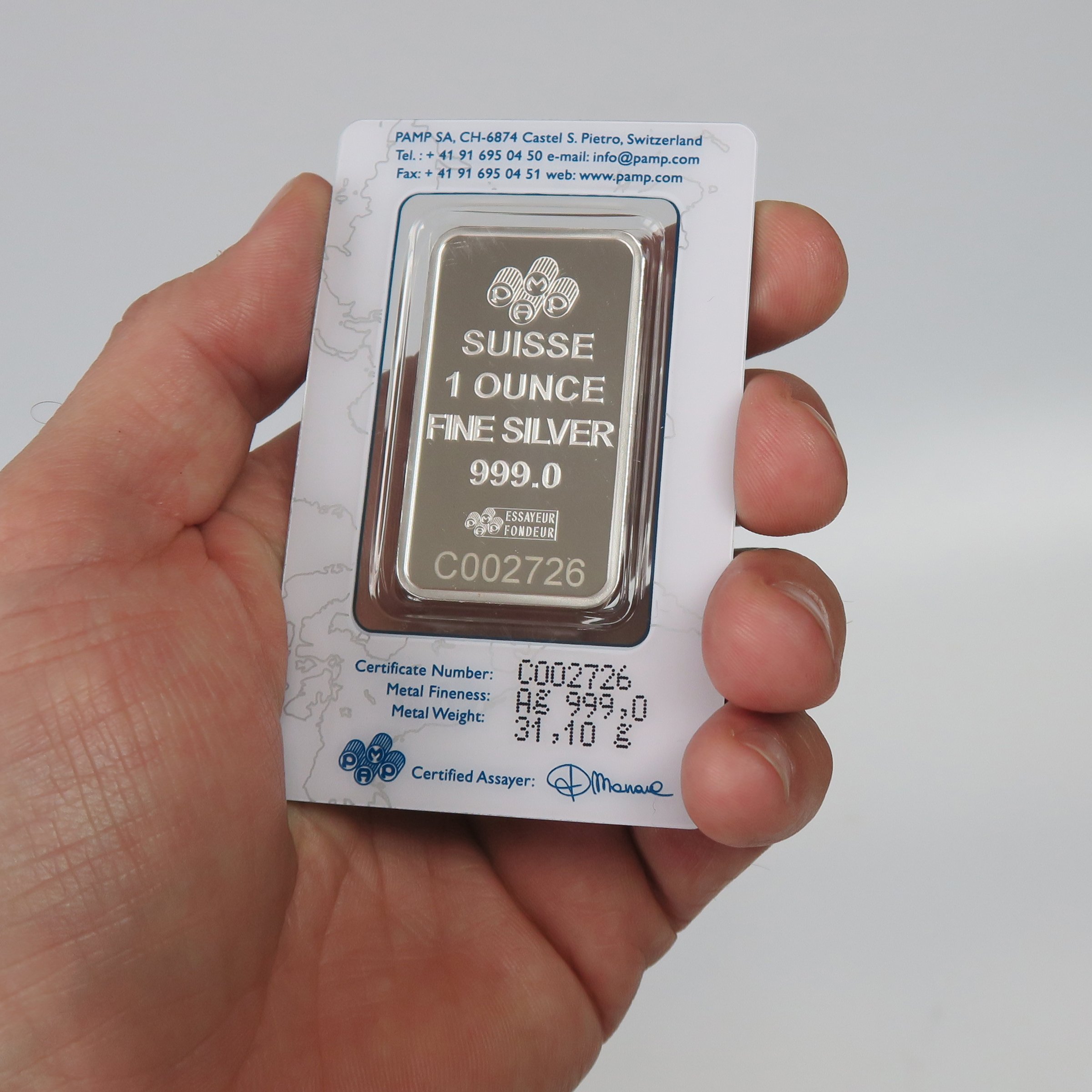 Silberbarren 1oz "Rose" PAMP - Detailansicht 5