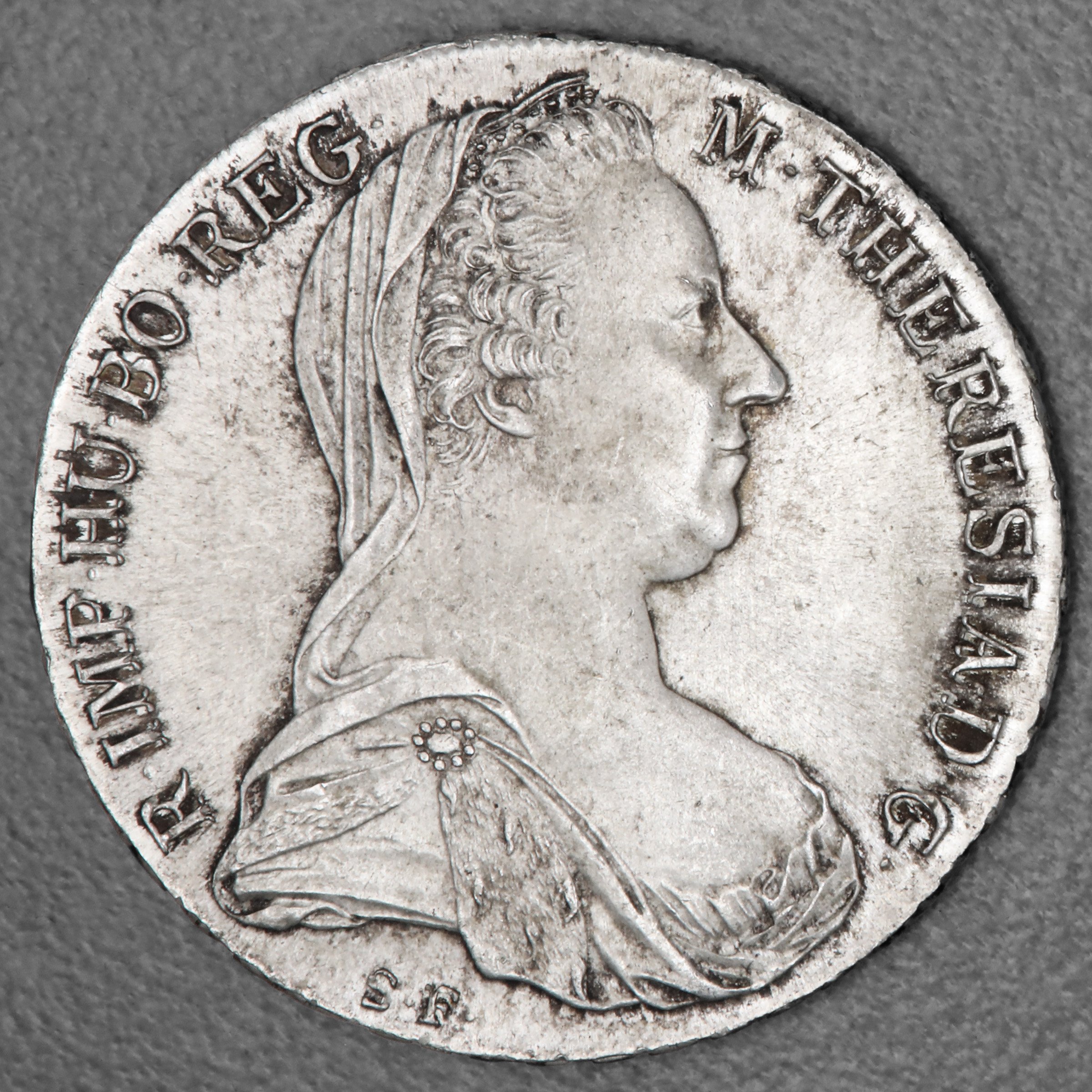 Silbermünze "1 Maria Theresien Taler" (Österreich) - Hauptansicht