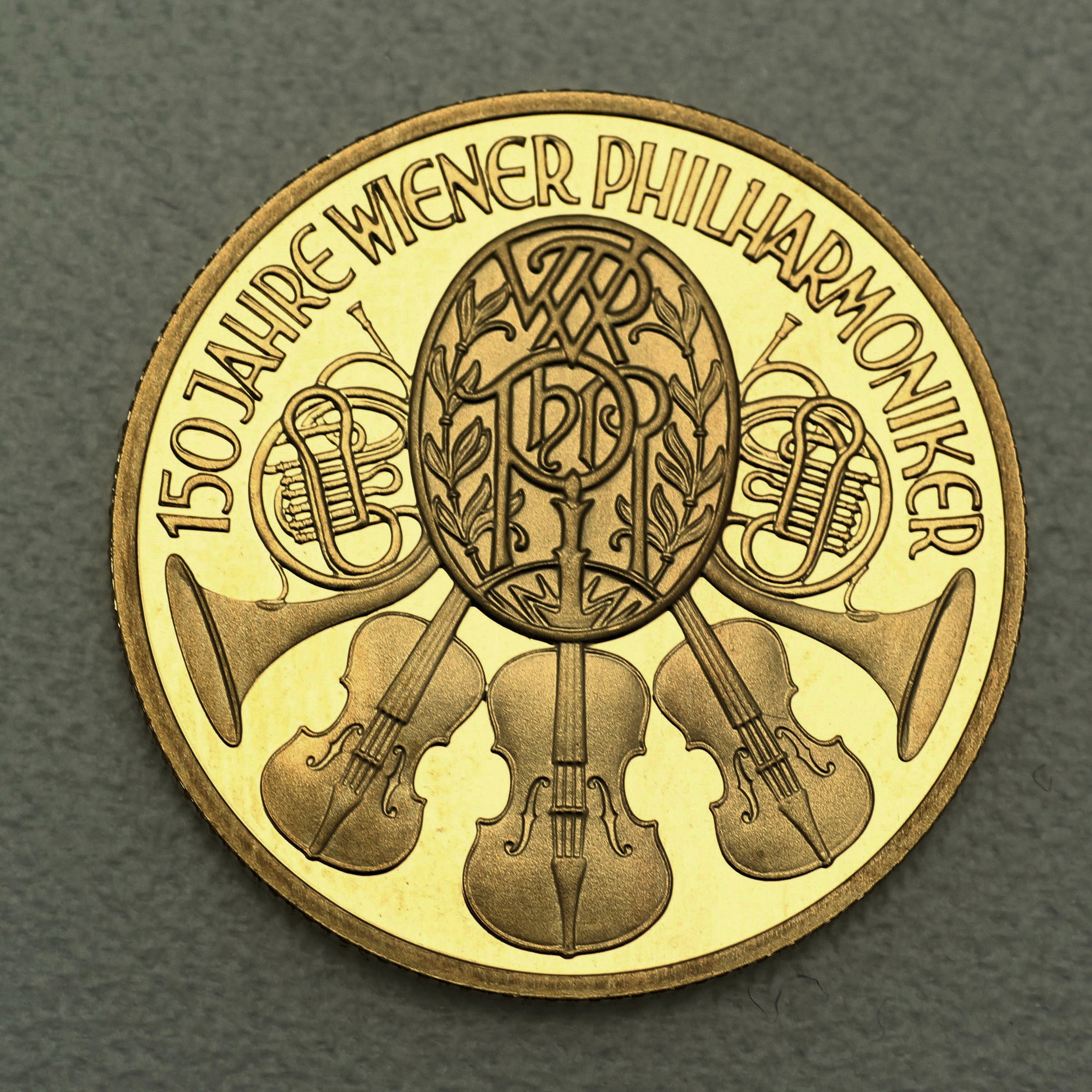 Goldmünze 500 Schilling "Staatsoper" 1992 (PP) 150 Jahre Wiener Philharmoniker (Österreich) - Detailansicht 1