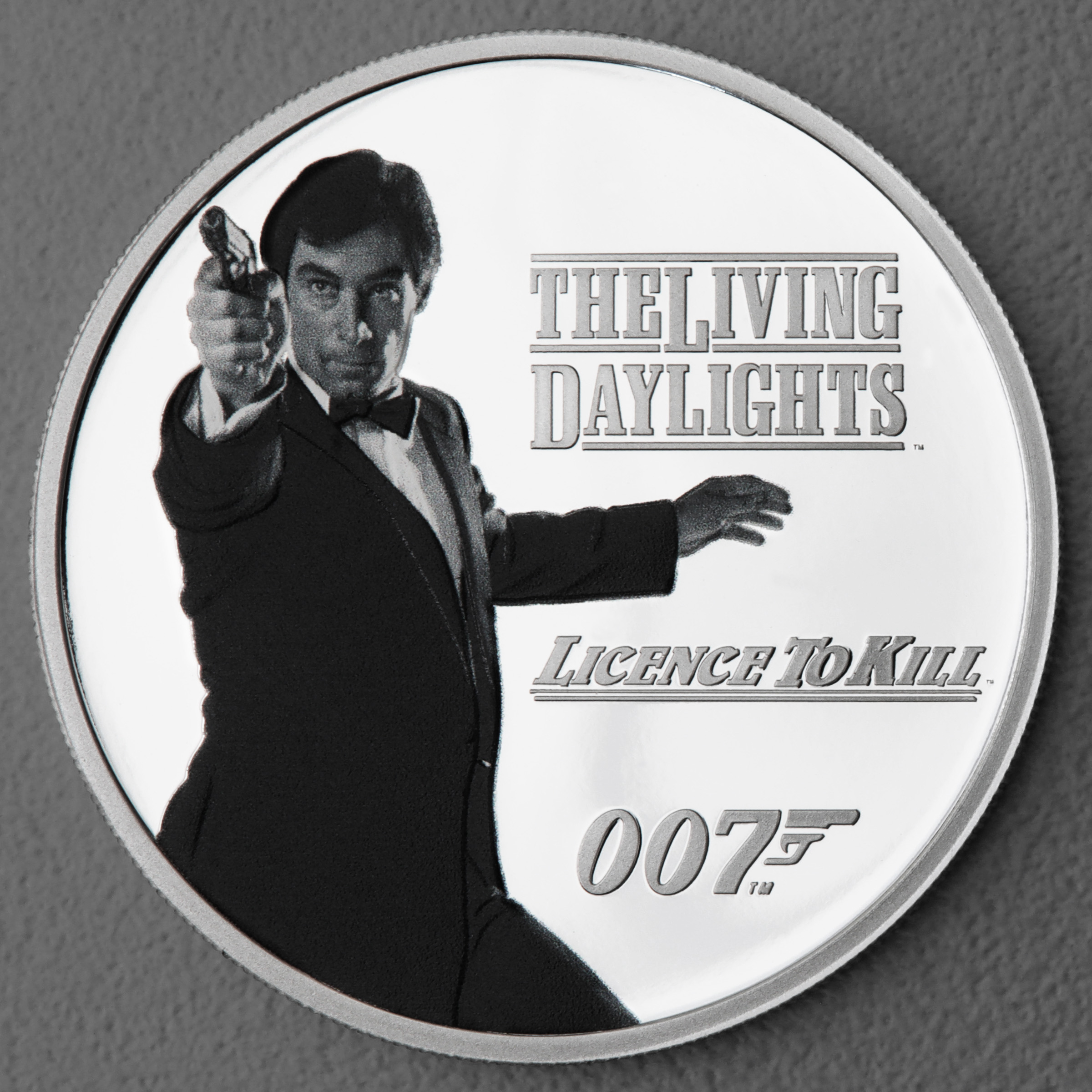 Silbermünze 1oz "Timothy Dalton" 2023 (PP/kol.) Licence to kill-James Bond Legacy Series (Tuvalu) - Hauptansicht