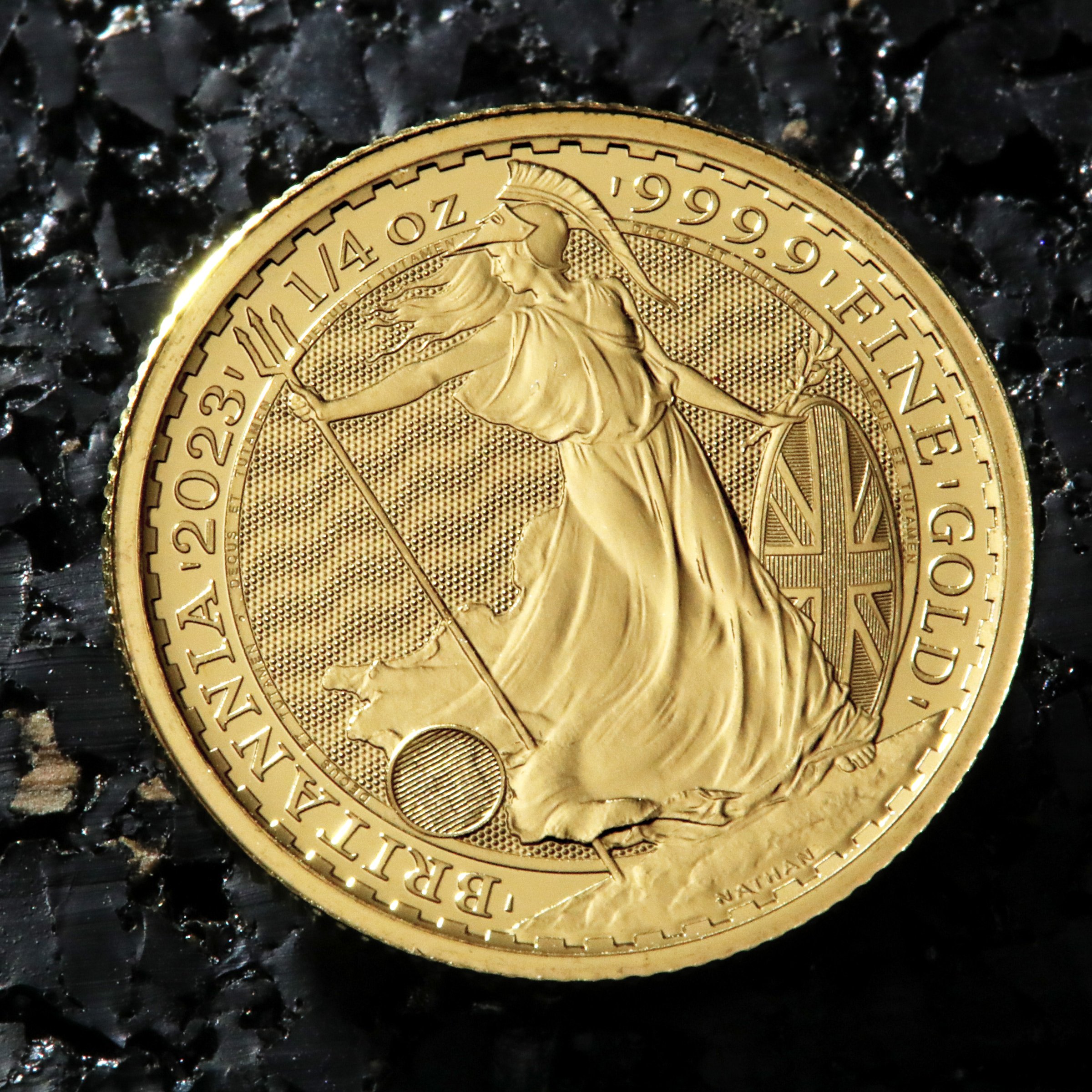 Goldmünze 1/4oz "Britannia" 2023 Charles III. (Großbritannien) - Detailansicht 4