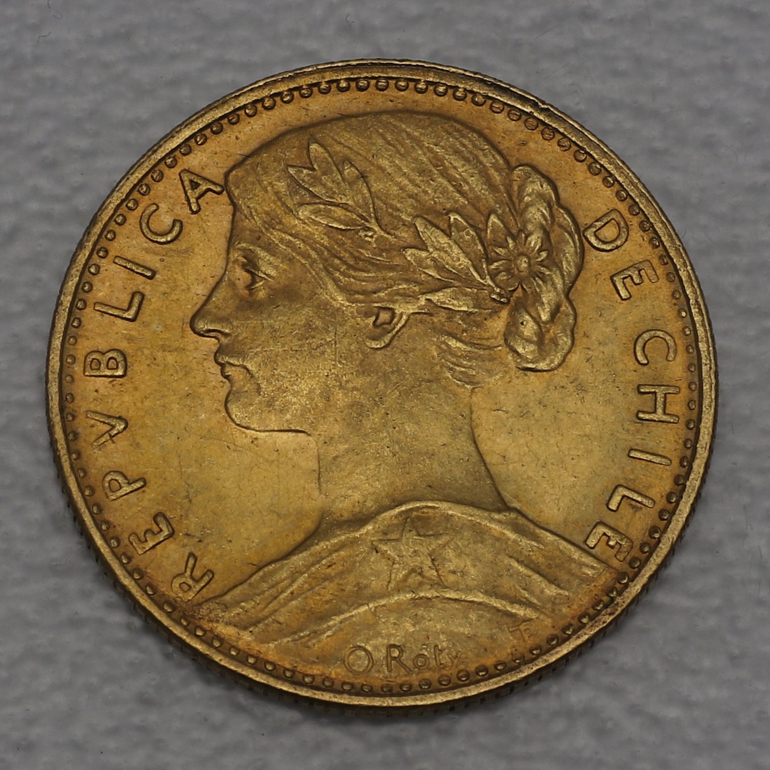Goldmünze 5 Pesos "Liberty" 1895-1980 (Chile) - Hauptansicht
