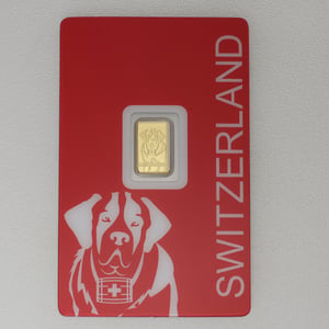 Goldbarren 1g PAMP "Switzerland - St. Bernhard" - Hauptansicht