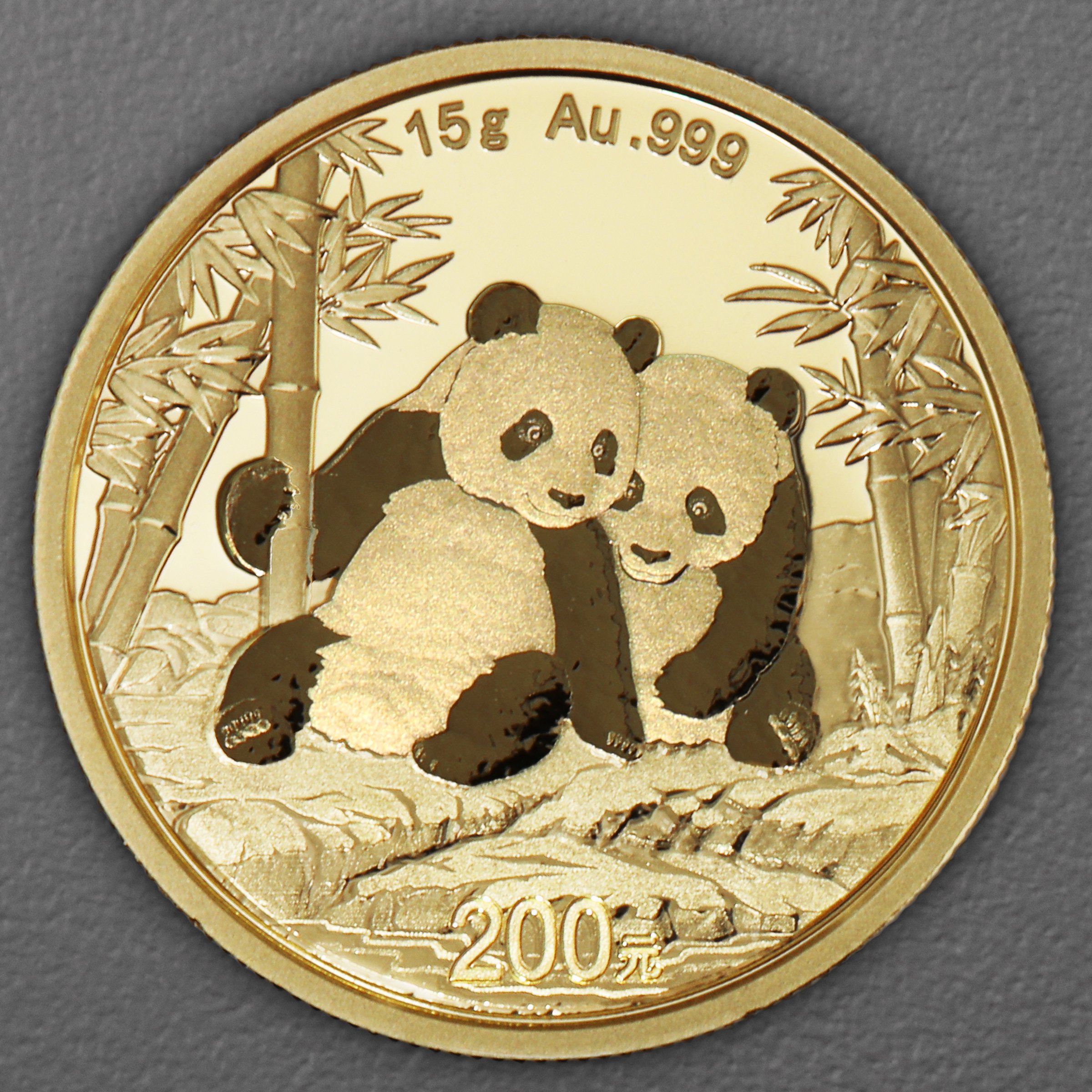Goldmünze 15g "Panda" 2026 (China) - Hauptansicht