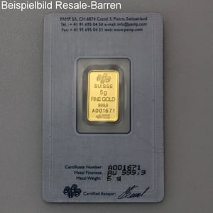 Goldbarren 5g "Resale" (div. Hersteller) - Miniaturansicht 4
