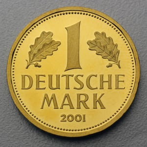 Goldmünze 1 DM (Goldmark) - Hauptansicht