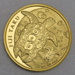 Goldmünze 1oz "Fiji Taku Schildkröte" 2013 Pacific Treasure Goldtaku (Fidschi) - Hauptansicht