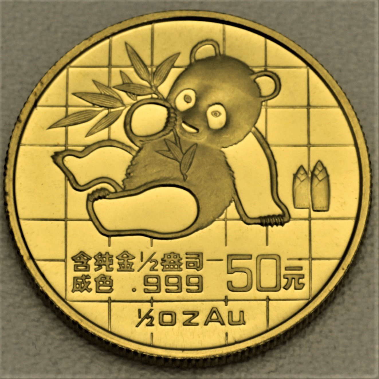 Goldmünze 1/2oz "Panda" 1989 (China) - Hauptansicht